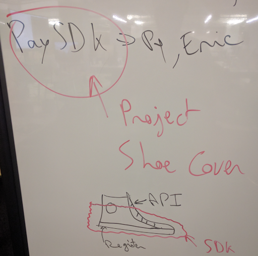 A team had shipped a "project shoehorn" (to reintegrate a forked app into the monorepo) so I dubbed this "project shoecover"